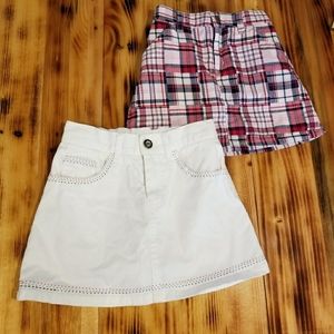 Girls mini-skirts, size 6